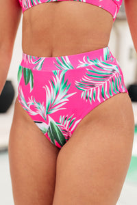 Barbados Tropical Print Swim Bottoms