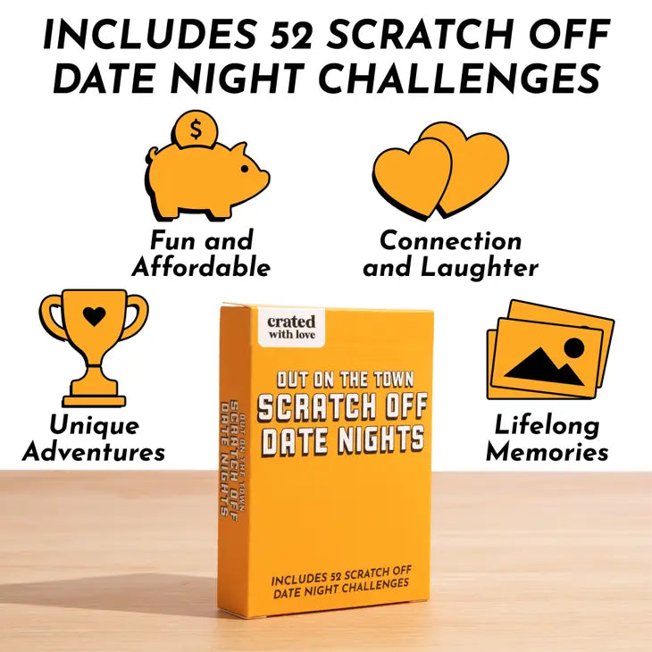 Out on the Town Scratch Off Date Night Cards