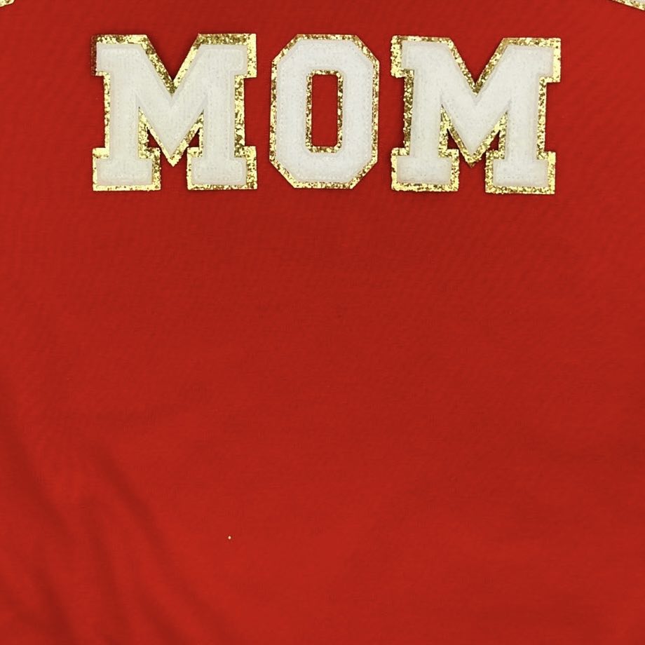 PREORDER: Football Mom Chenille Patch Sweatshirt