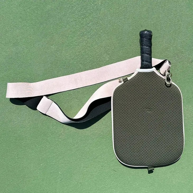 PREORDER: Pickleball Paddle Cover with Strap in Solid Colors