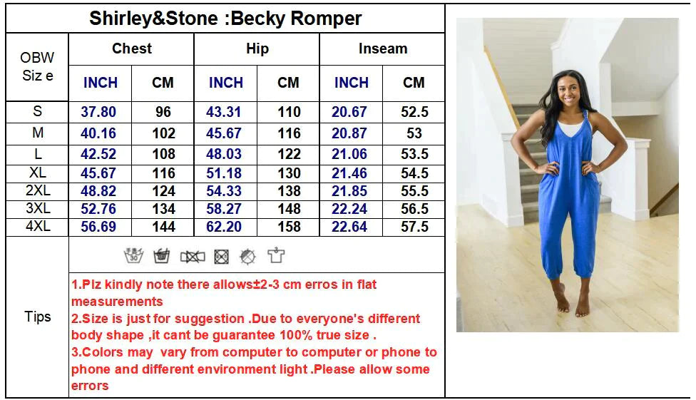 PREORDER: Becky Romper in Nine Colors