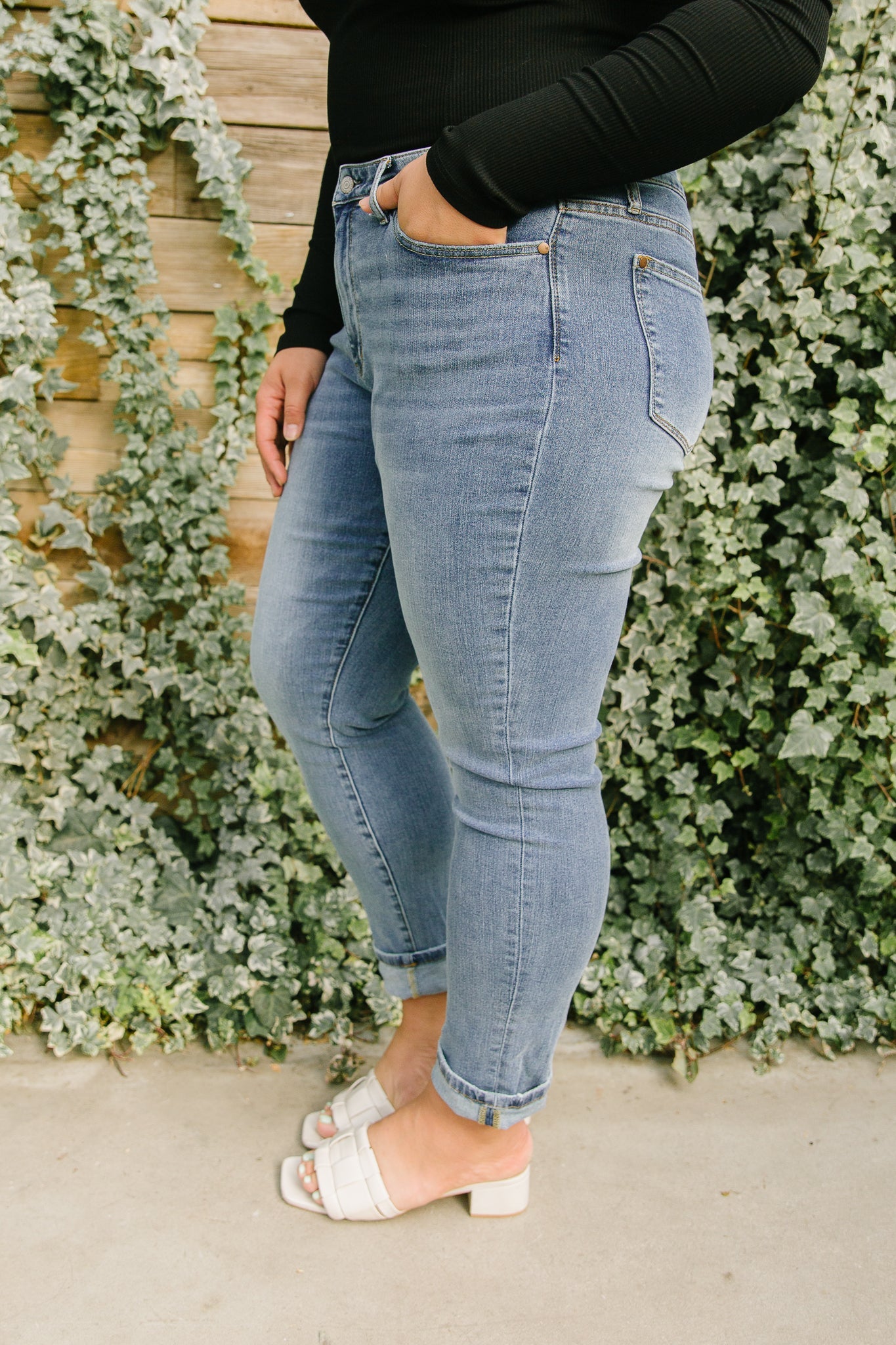 Better Days Vintage Wash Boyfriend Jeans