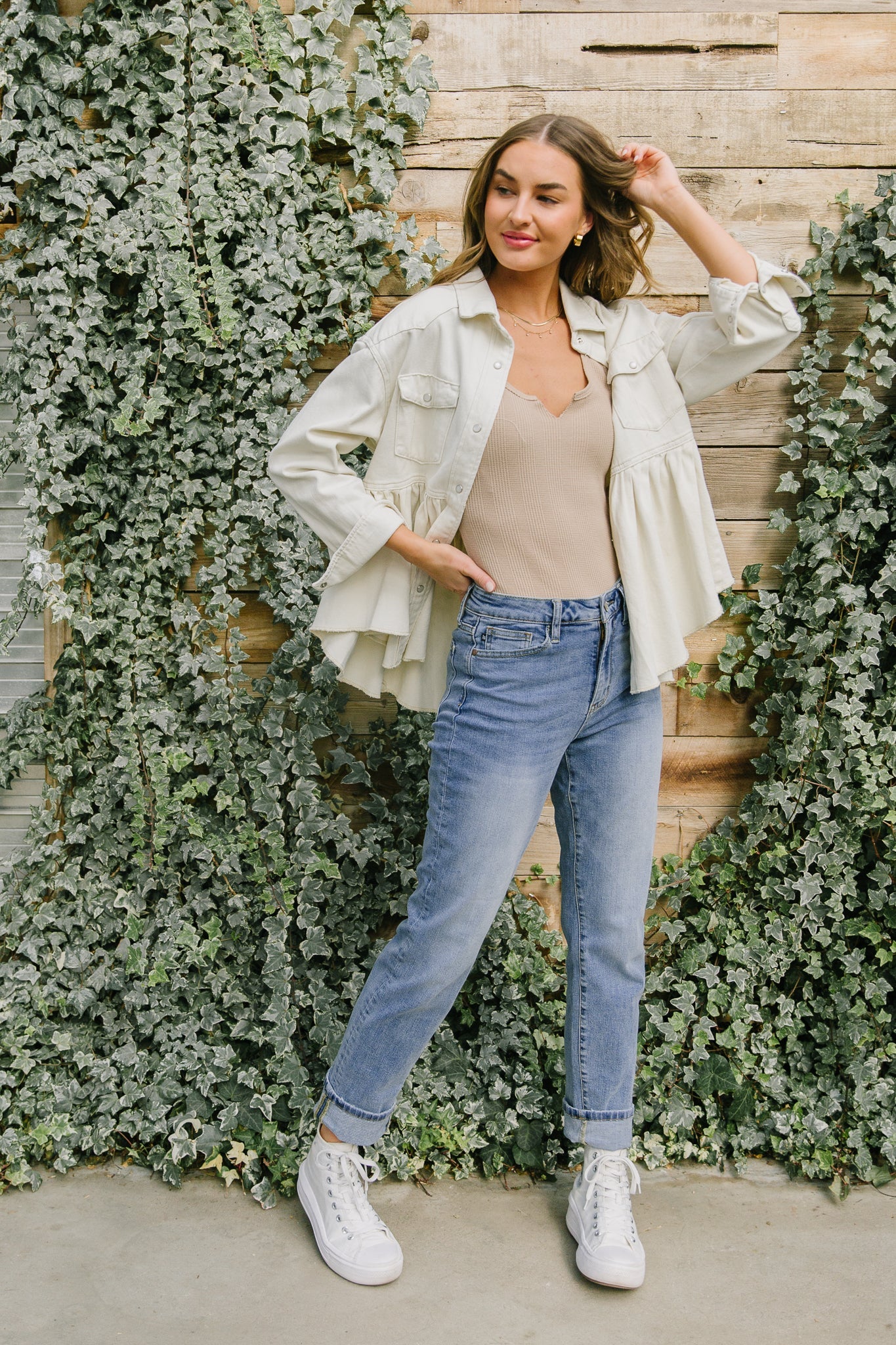 Better Days Vintage Wash Boyfriend Jeans