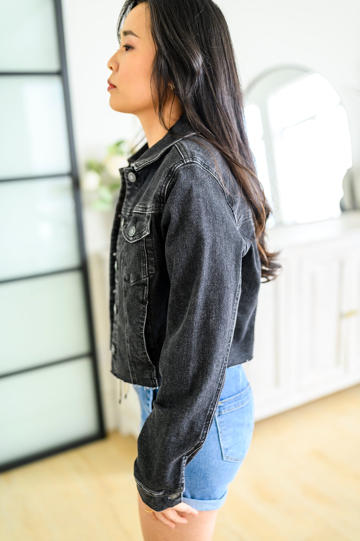 Charlie Cropped Denim Jacket