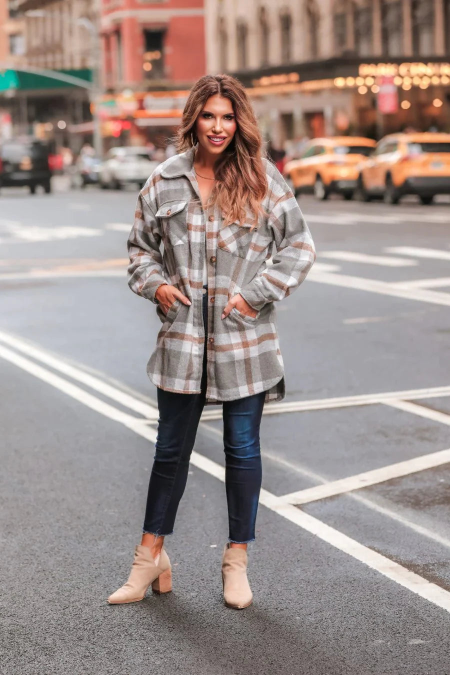 PREORDER: Tommy Plaid Tunic Jacket