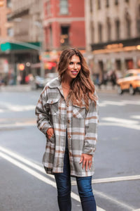 PREORDER: Tommy Plaid Tunic Jacket