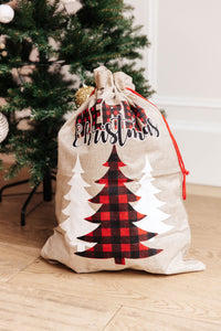 Cute Trees Santa Sack