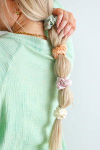 Daisy Day Hair Scrunchies