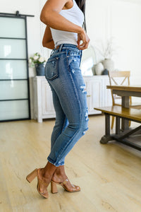 Mary Lou Hi-Rise Destroyed Boyfriend Jeans