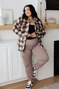 Lounge A Lot Cargo Sweatpants in Mocha