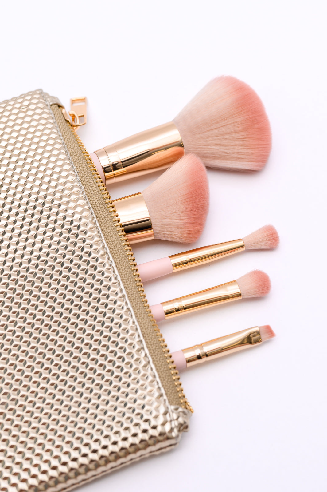 Pure Glam 5 Piece Brush Set with Bag