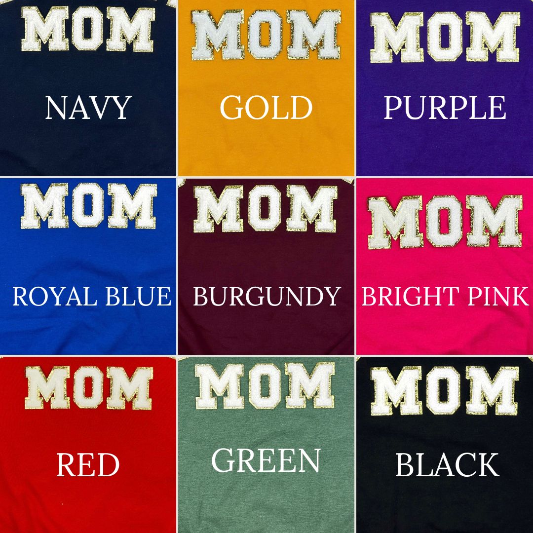 PREORDER: Baseball Mom Chenille Patch Sweatshirt