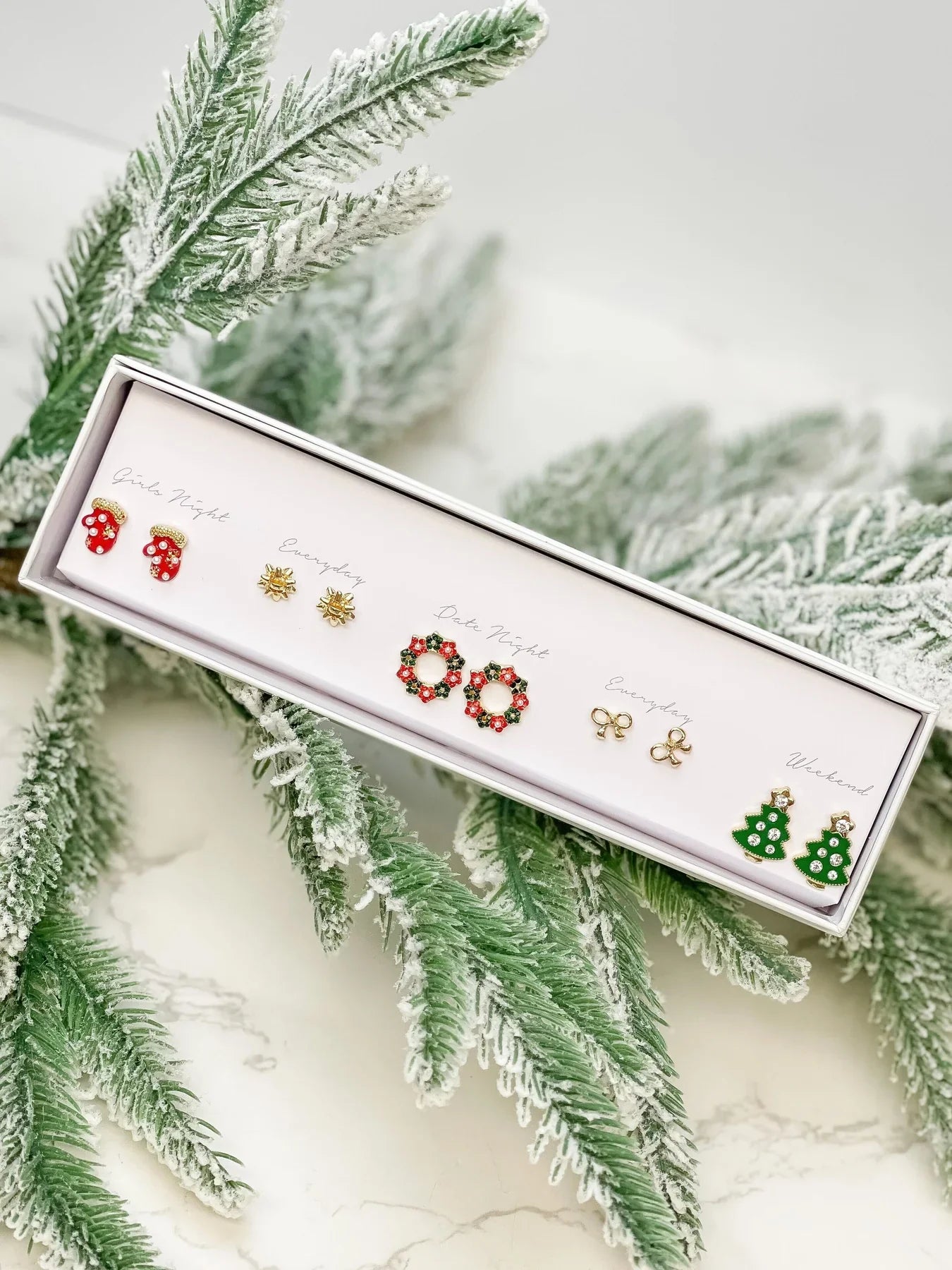 PREORDER: Holiday Box Earring Set