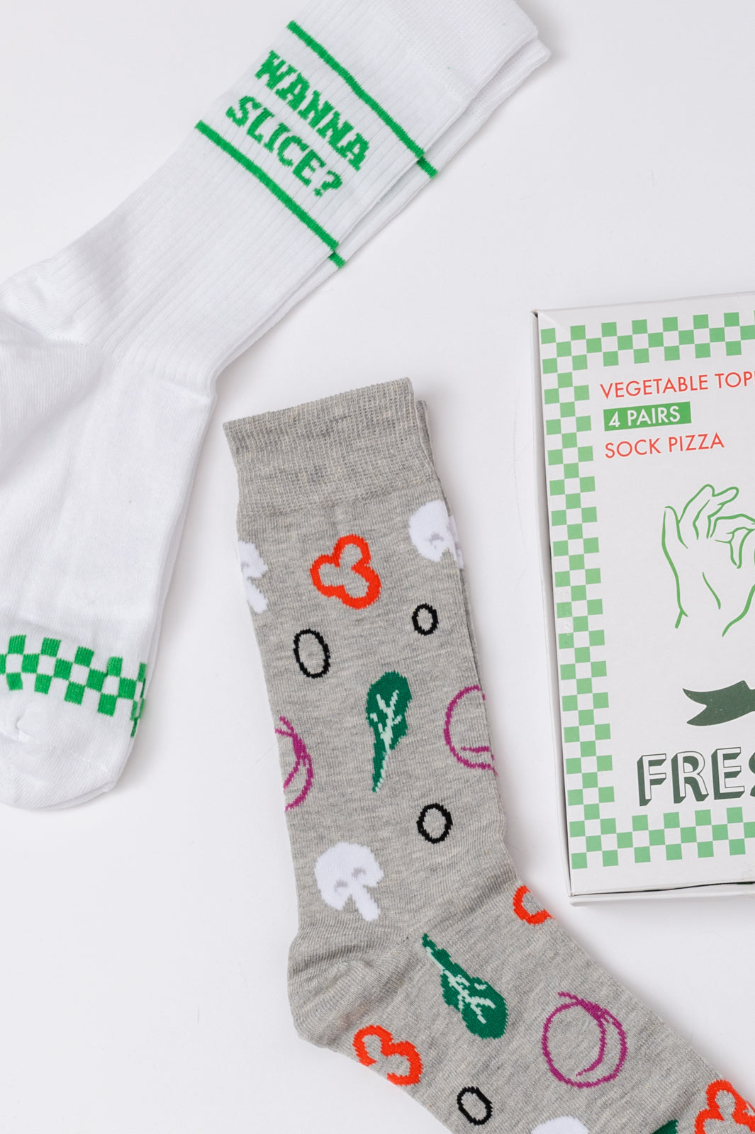 Veggie Pizza Sock Set