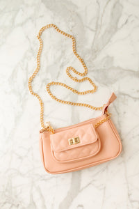 Willa Cross body Bag in Blush