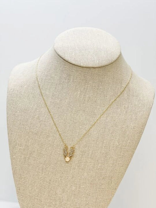PREORDER: Reindeer Opal Pendant Necklace